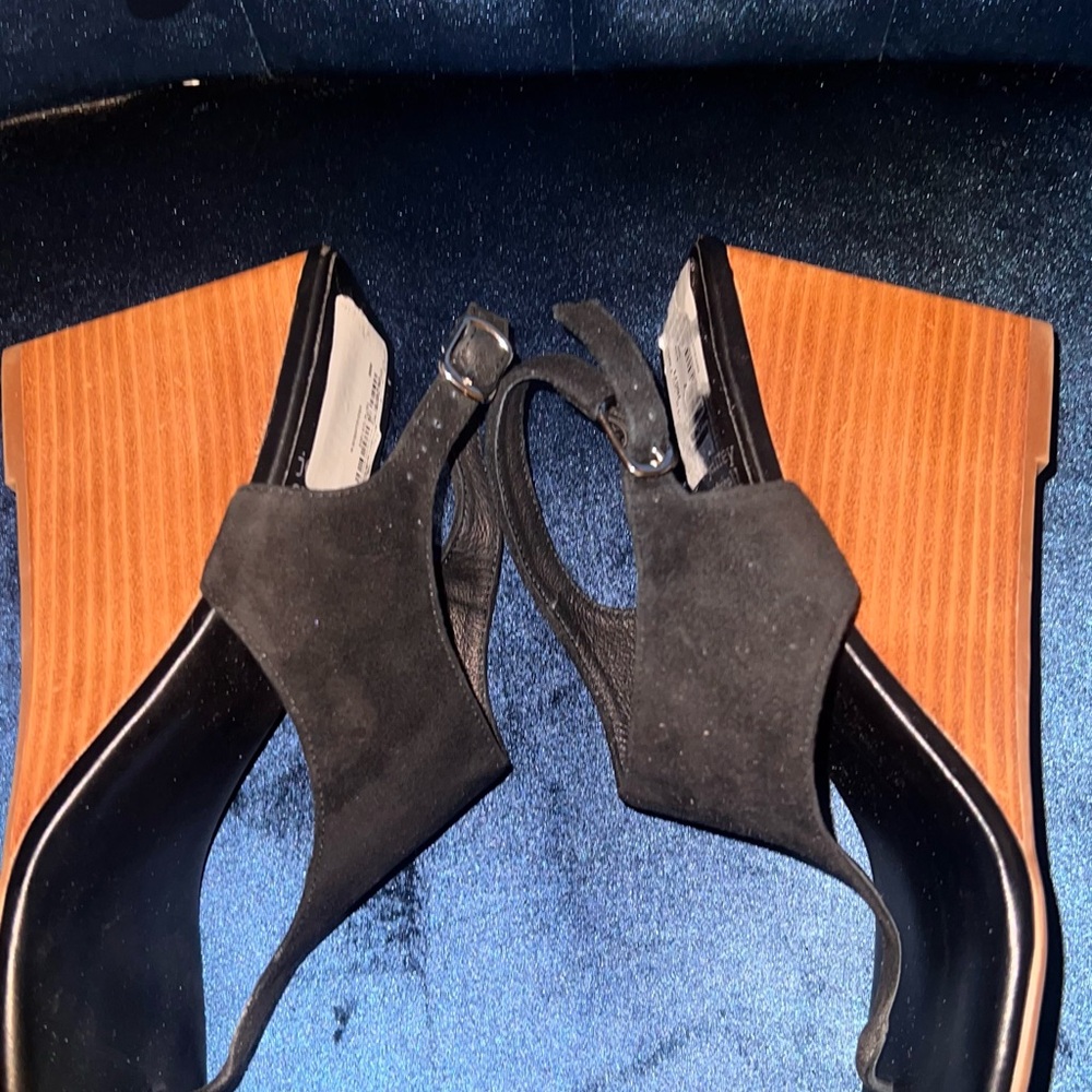 Jeffrey Campbell Black and Brown Sandals